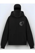 هودي قناع وجه (بالاكلافا) فنربخشة - تصميم القلب