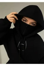 ⁦هودي قناع الوجه بسحاب كامل (هودي بالاكلافا)⁩ - الصورة ⁦6⁩