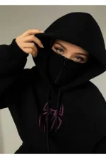 ⁦هودي قناع الوجه بسحاب كامل (هودي بالاكلافا)⁩ - الصورة ⁦4⁩